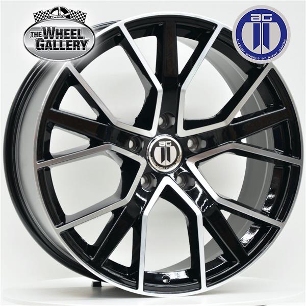 Arrow Racing Rims AG ARROW 22x9.5 ET30 5/112 Gloss Black Set of 4 Wheels — The Wheel Gallery