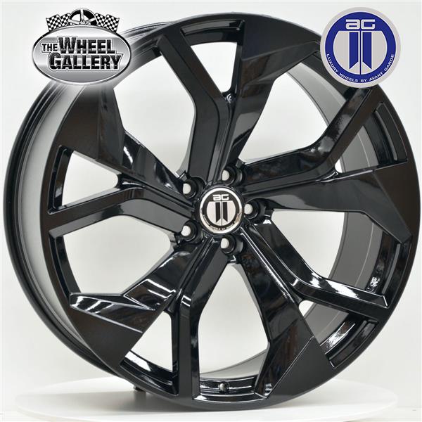 AG CONCEPT 21x9.5 ET33 5/112 Black Set of 4 Wheels — The Wheel Gallery