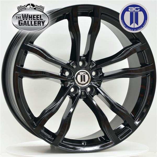 AG WHEELS F05 BLACK 22x10 5/120  PP40 (FRONT) AND P35 (REAR) WHEEL