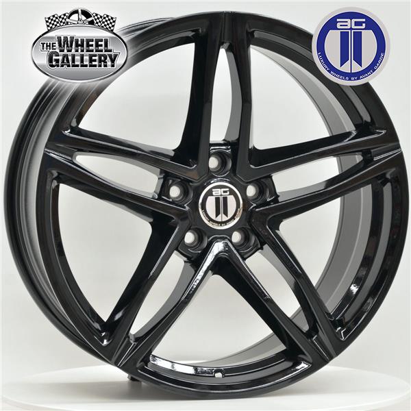 AG WHEELS LS-8 BLACK 20x8.5 5/120  PP36 (FRONT) AND P45 (REAR) WHEEL