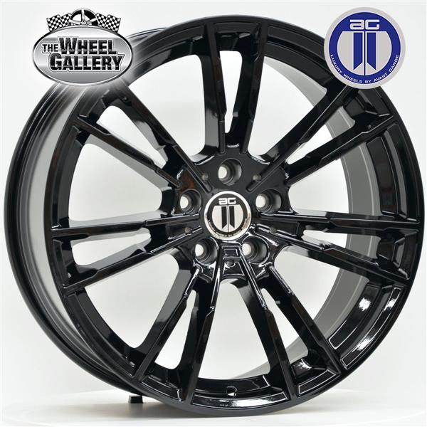 AG WHEELS M440 BLACK 20x8.5 5/120  PP35 (FRONT) AND P38 (REAR) WHEEL