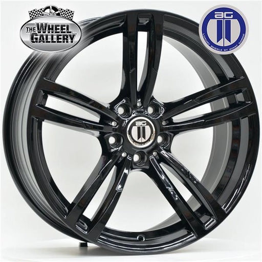 AG WHEELS M450 BLACK 20x8.5 5/120  PP35 (FRONT) AND P38 (REAR) WHEEL