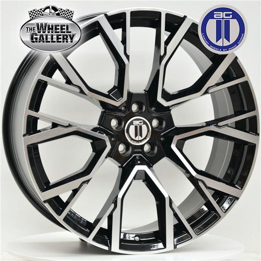 AG WHEELS MG75 BM 22x9.5 5/112  PP32 (FRONT) AND P35 (REAR) WHEEL