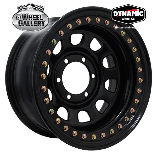 Dynamic Steel D Style 15x6 5/114.3 ET+-12 Black Wheels — The Wheel Gallery