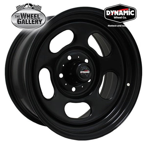 Dynamic Steel Slot 17x9 5/127 ET+18 Black Wheels — The Wheel Gallery
