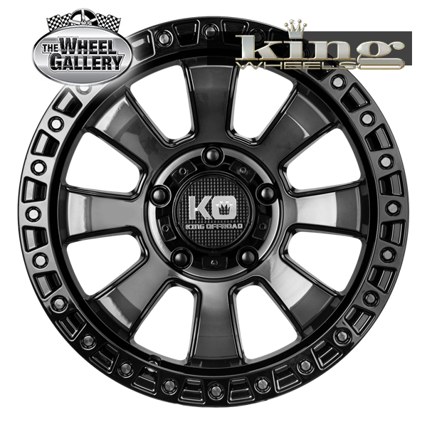 King ARMOR 17x9 5/150 40P Gloss Black - Black Tint — The Wheel Gallery