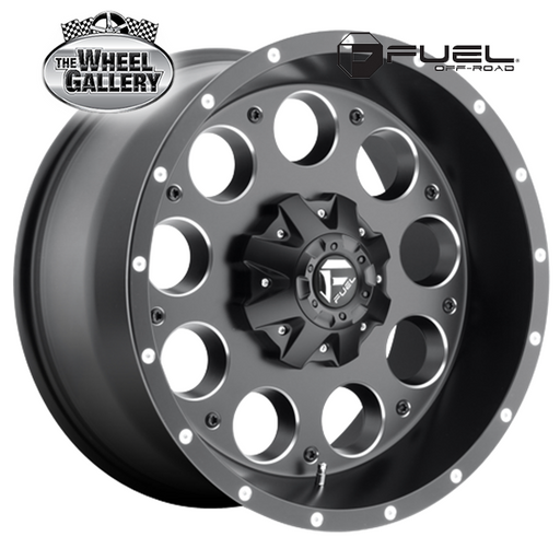 FUEL D525 REVOLVER 16x8 6/139.70 Matte Black Milled Alloy Wheels — The ...