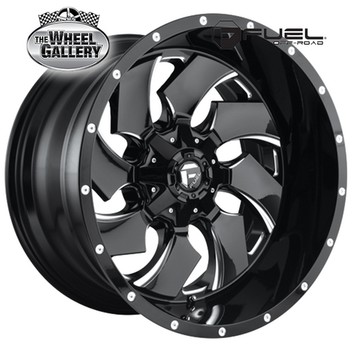 FUEL D574 CLEAVER GLOSS BLACK MILLED 20x9 5/139.7  +20 WHEEL