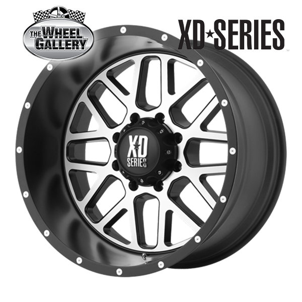 XD WHEELS XD820 GRENADE 16x7 5/160 Satin Black Machined Face Alloy ...