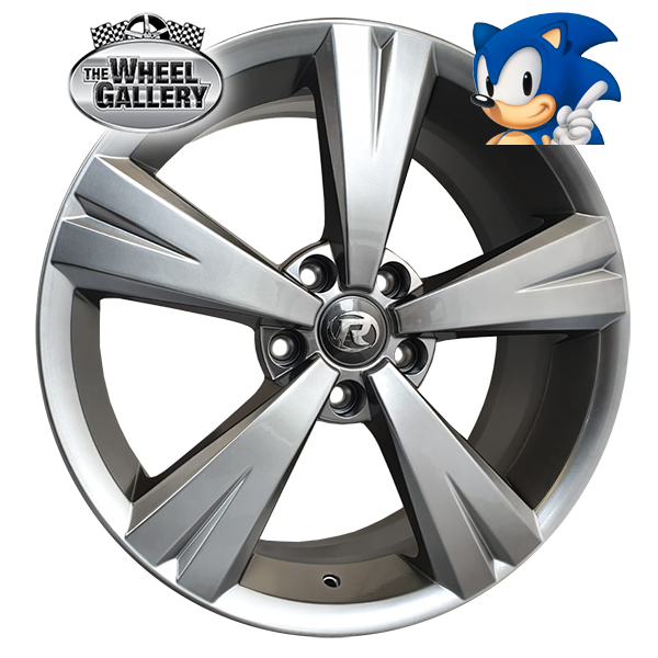 Set of Sonic VX GTS 19x8 5/120 +45 Shadow Chrome Alloy Wheels — The ...